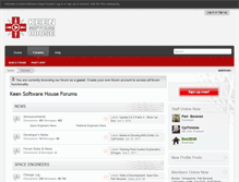Tablet Screenshot of forum.keenswh.com